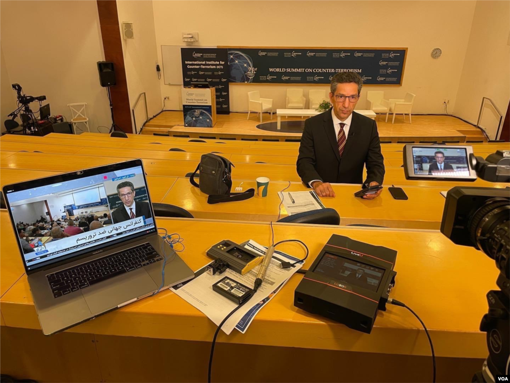 گزارش&zwnj;های سیامک دهقانپور، خبرنگار اعزامی صدای آمریکا، از کنفرانس جهانی ضد تروریسم در دانشگاه رایخمن در شهر هرتزلیا، اسرائیل