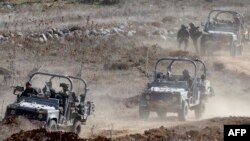 以軍在戈蘭高地行進（2024年12月11日）