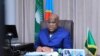 Le président Felix Tshisekedi lors d'une vidéoconférence de l'Union africaine à Kinshasa, RDC, le 3 mars 2021.