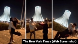 تصاویری از ویدیوی رقص در میدان آزادی 