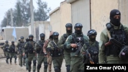 Hêzên Taybet yên Hêzên Sûrîya Demokratîk (HSD).