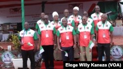 Prezida Neva ahagatiwe n'abagize urwego rw'inararibonye mu mugambwe CNDD-FDD mw'ikoraniro kaminuza ry'uwo mugambwe kuwa 22 ukwa mbere 2023 i Gitega