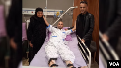 میثم پیرفلک در بیمارستان