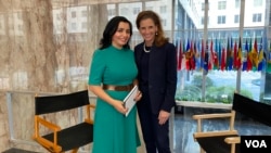 Demokratiya faol va erkin matbuot talab qiladi, deydi AQSh Davlat kotibining Global jamoatchilik bilan ishlash bo'yicha muovini Elizabet Trudo "Amerika Ovozi" bilan suhbatda, Davlat departamenti, Vashington, 28-oktabr, 2022