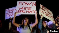 Donald Tramp - irqchi, deydi bu namoyishchi yoshlar 