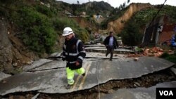 Las precipitaciones en la capital, La Paz, provocaron el deslizamiento de lodo y la destrucción de unas 250 viviendas de los barrios más deprimidos.
