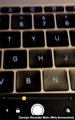 iPhone Magnifier Screen