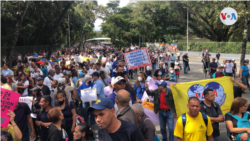 Gremios de diversos sectores salieron a las calles de Venezuela para reclamar salarios dignos. [Foto: Álvaro Algarra – 23 de enero de 2023]