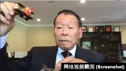 原台湾空军飞行员、作家周平之（笔名周愚）。（网络视频截图）