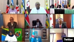 Abakuru b'ibihugu vya EAC mu nama yemereye RDC kwinjira muri uyo muryango 