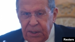 俄羅斯外長拉夫羅夫。