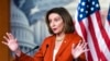 FILE - Speaker of the House Nancy Pelosi talks during her weekly news conference, on Capitol Hill in Washington, March 9, 2022.
