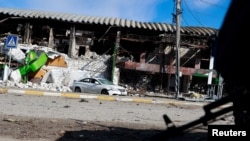 Arhiv - Uništene kuće na granici između Buče i Irpina, usred ruske invazije na Ukrajinu u Irpinu 11. marta 2022.