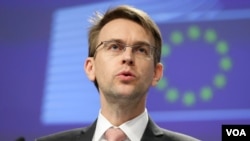 پیتر استانو سخنگوی مسئول سیاست خارجی اتحادیه اروپا (آرشیو)