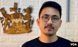 中学中文科补习老师、民间组织港语学召集人陈乐行 (美国之音/汤惠芸)