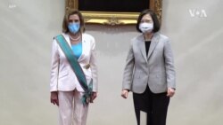 佩洛西議長會晤蔡英文總統