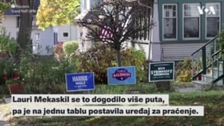 Ko Amerikancima krade političke znakove iz dvorišta?