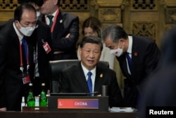 中國領導人習近平在巴厘島出席G20峰會。（2022年11月15日）