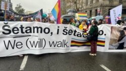 Šetnja u okviru Evroprajda i početak koncerta na Tašmajdanu 