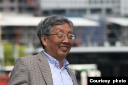 位於美國紐約的《北京之春》名譽主編胡平(照片提供: 胡平)