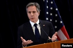 Waziri wa Mambo ya Nje wa Marekani Antony Blinken (Picha na Olivier Douliery/Pool via REUTERS)