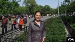 天安门母亲运动发言人尤维洁（美国之音）