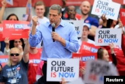 U.S. Rep. Tim Ryan speaks as he launches his campaign as a Democratic presidential candidate