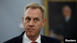 secretario interino de Defensa de Estados Unidos, Patrick Shanahan, se reunió con el secretario de Estado, Mike Pompeo, y el asesor de Seguridad Nacional de la Casa Blanca, John Bolton.