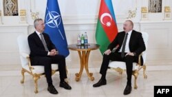 ՆԱՏՕ-ի գլխավոր քարտուղար Յենս Ստոլտենբերգը Բաքվում մարտի 17-ին հանդիպել է Ադրբեջանի նախագահ Իլհամ Ալիևի հետ:
