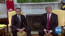 Trump Meets Brazil Counterpart Dubbed 'Trump of the Tropics'