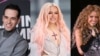 Combinación de fotografías del productor y compositor Édgar Barrera, Karol G, al centro, y Shakira, quienes tienen la mayor cantidad de nominaciones al Latin Grammy 2023. (Foto AP)