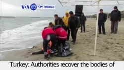 VOA60 World PM - 36 Migrants Killed in 2 Boat Disasters Off Turkey