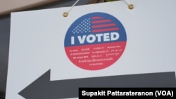Thai American Early Voting in Los Angeles, California