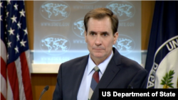 美國國務院發言人柯比（資料圖片來源：美國國務院）