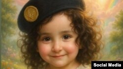 رها شیخی، کودک کشته شده با شلیک مأموران جمهوری اسلامی