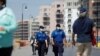 Policija patrolira šetalištem na Long Biču 22. maja 2020. Plaže na Long Biču u Njujorku su otvorene za praznični vikend pred Dan sećanja.