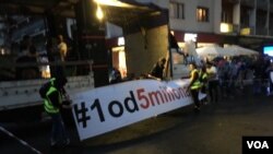 Arhiva - Protest "1 od 5 miliona" u Beogradu, 7. septembra 2019. (Foto: Aleksandra Nenadović, VOA)