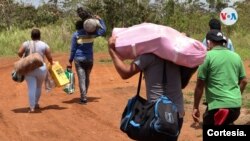 Migrantes nicaragüenses cruzan la frontera de forma irregular y llegan a Costa Rica. Foto Cortesía.
