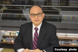 台灣軍事專家亓樂義。 （許劍虹攝）