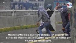 Siguen las protestas en Quito