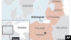Калінінградська область на суходолі оточена країнами ЄС і НАТО