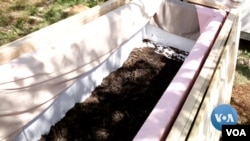 Funeral box at The Natural Funeral, Colorado