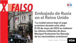 Embajada de Rusia en el Reino Unido.