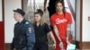 Američka košarkašica Britni Grajner u sudnici blizu Moskve (Foto: AP/Alexander Zemlianichenko)
