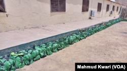 Bags belonging to some intending pilgrims