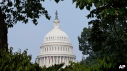 资料照片：美国国会大厦。