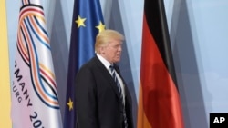 Anúncio foi feito por Trump em Hamburgo