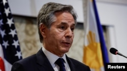 Menteri Luar Negeri AS Antony Blinken di Hotel Sofitel di Manila, Filipina, 19 Maret 2024. (Foto: REUTERS/Evelyn Hockstein)