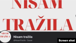 Facebook stranica "Nisam tražila"