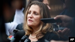 La ministra de Relaciones Exteriores de Canadá, Chrystia Freeland, realiza el jueves 16 de mayo de 2019 una visita a Cuba para hablar sobre la crisis política en Venezuela y otros temas de interés bilateral.